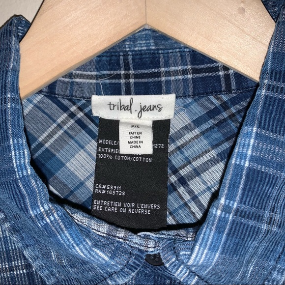 EUC Tribal Jeans Top - Picture 3 of 3